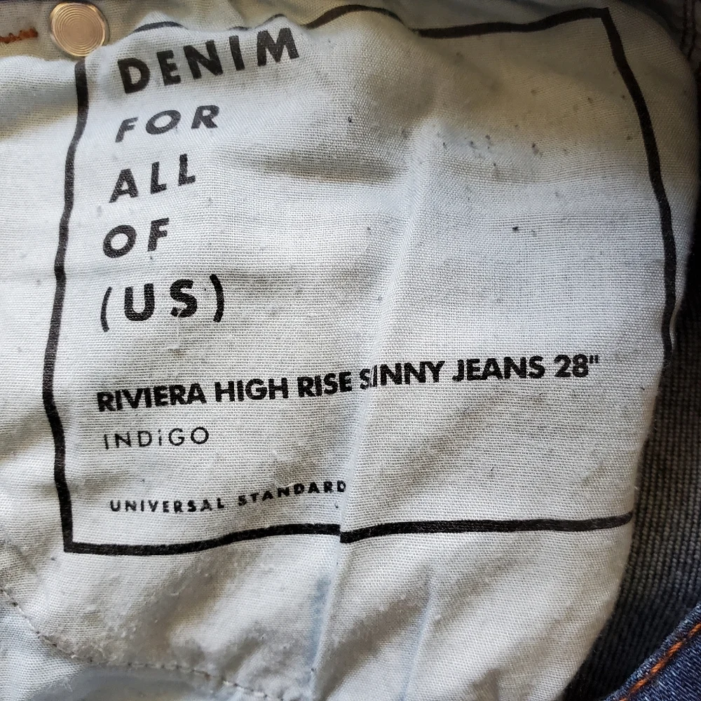 Universal Standard Riviera High Rise Skinny Jeans.